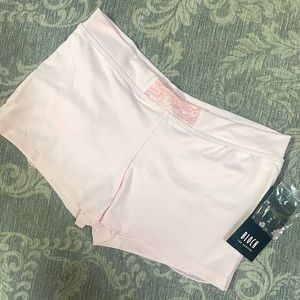 Bloch - Ruffle Back Bike Shorts w/ Beads - Light Pink #CR7614
